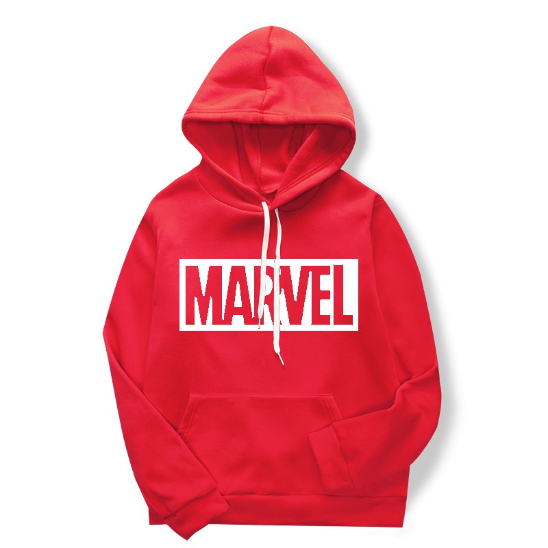 Marvel print hoodies