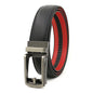 Men's automatic buckle two-layer cowhide leather belt ﻿