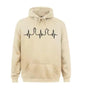 Chess Heartbeat 3D Digital Printed Long Sleeve Hoodie