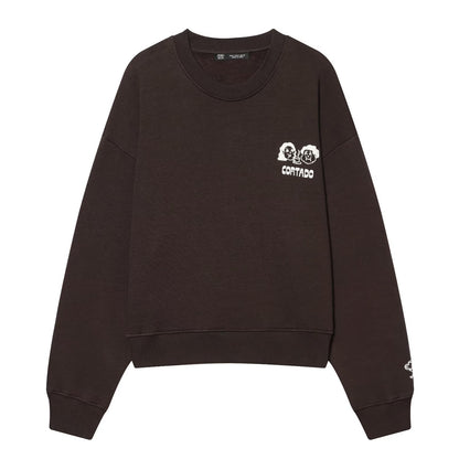 Versatile cut printed sweatshirts