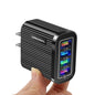 Luminous 4 USB mobile phone charging head