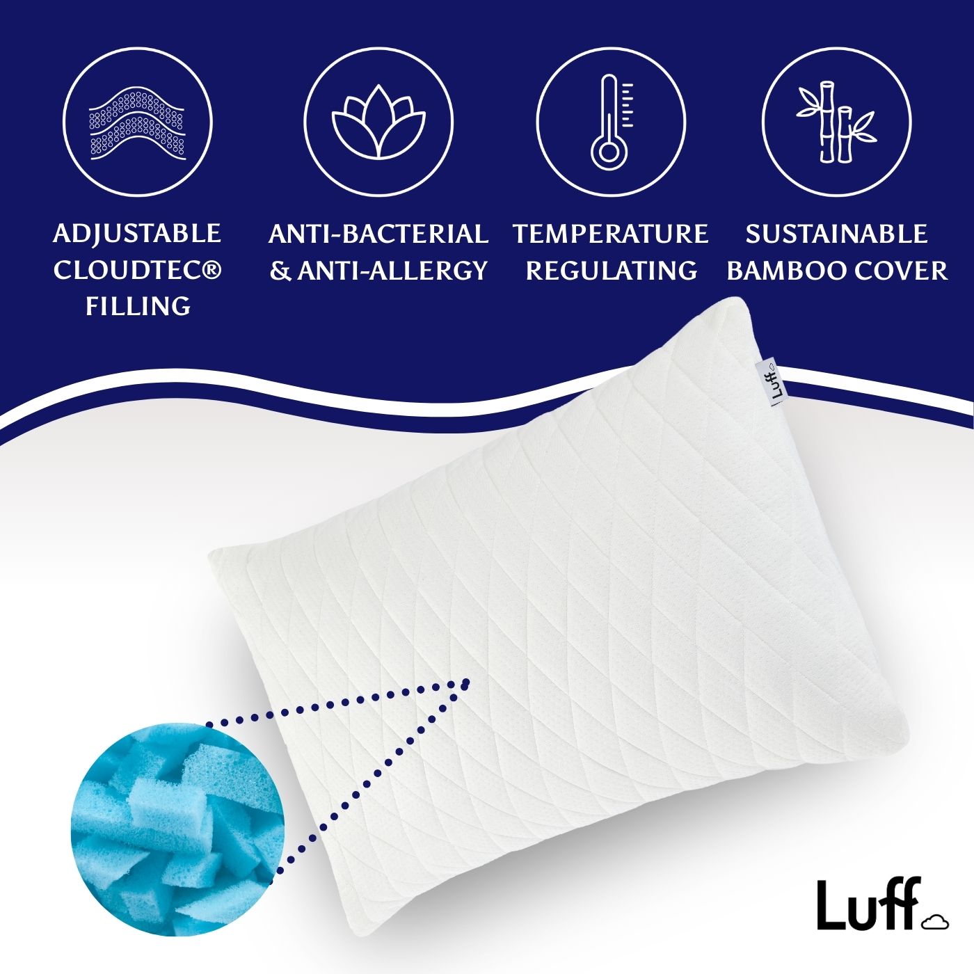 The Prestige Adjustable Bamboo Pillow