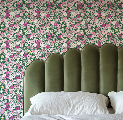 PRIMROSE PATH PINK WALLPAPER