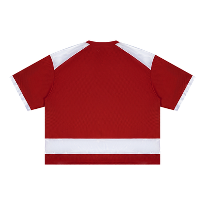 Unisex Raglan Sleeve Mesh Boxy T-Shirt 255GSM