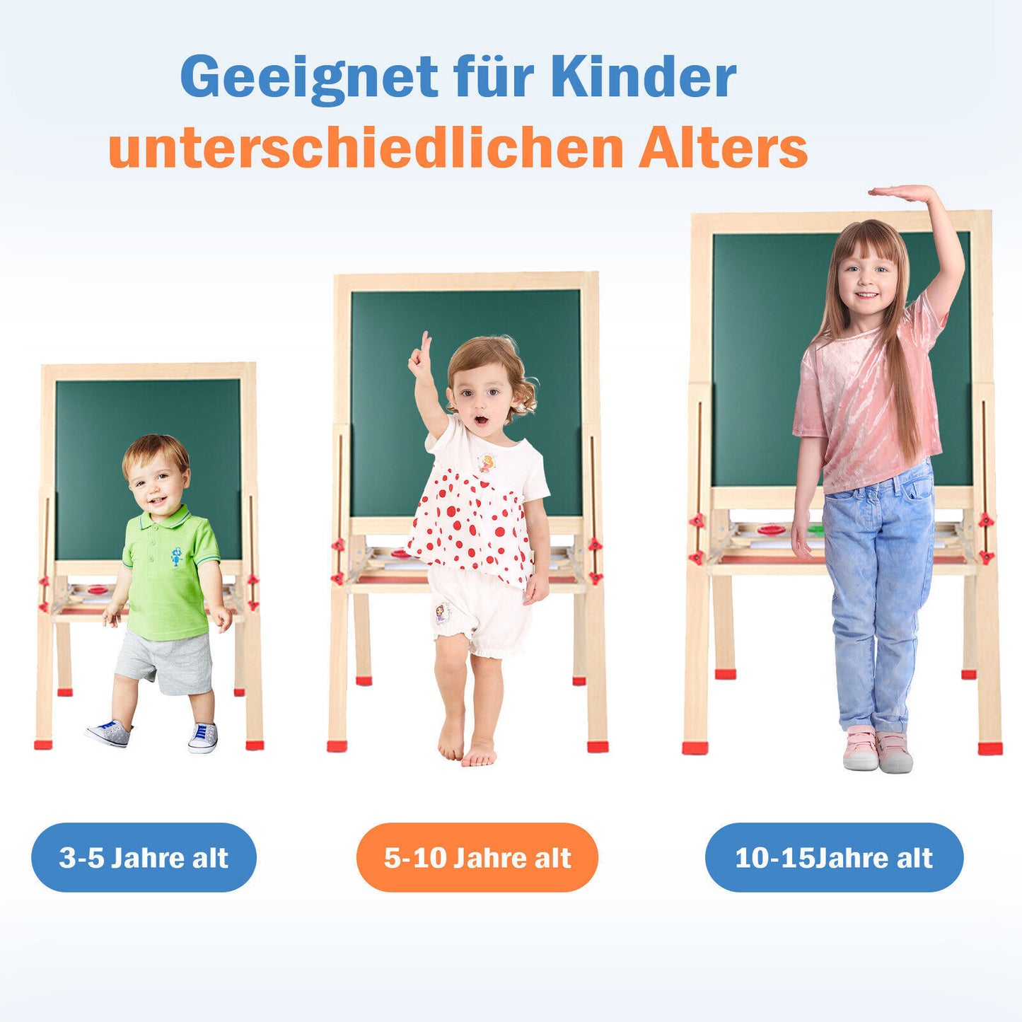 Wooden chalk Painting Board Writing School Board For Children 3-15 Years