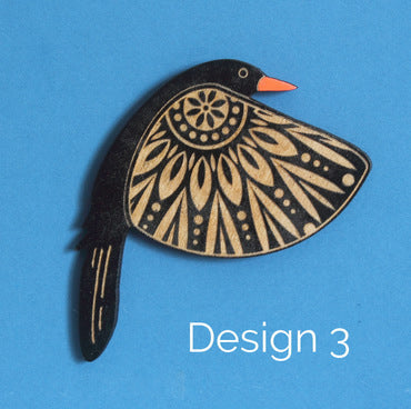 Wooden Flying Bird Wall Hanging Pendant