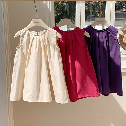 Children's Round Sleeveless Shirt