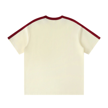 Waran Unisex Colorblock Striped T-Shirt