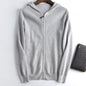 Men's Zipper Hooded Sweater Cardigan