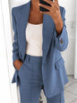Womens Long-sleeved Lapel suit