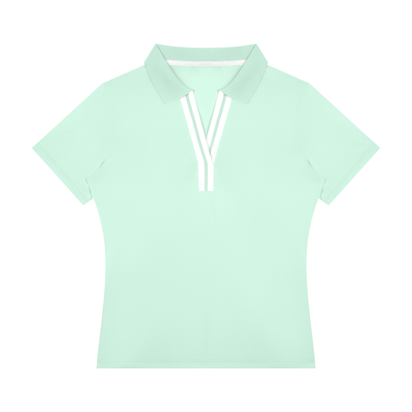 Women’s Color Block Polo Shirt