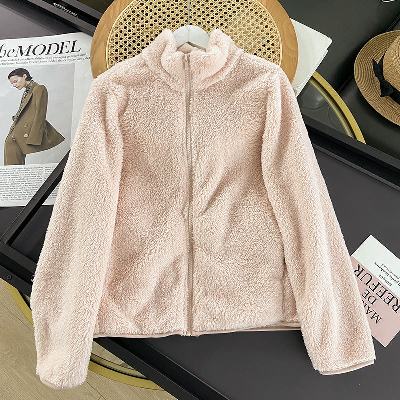 Women's Long Fleece full zip Cardigan