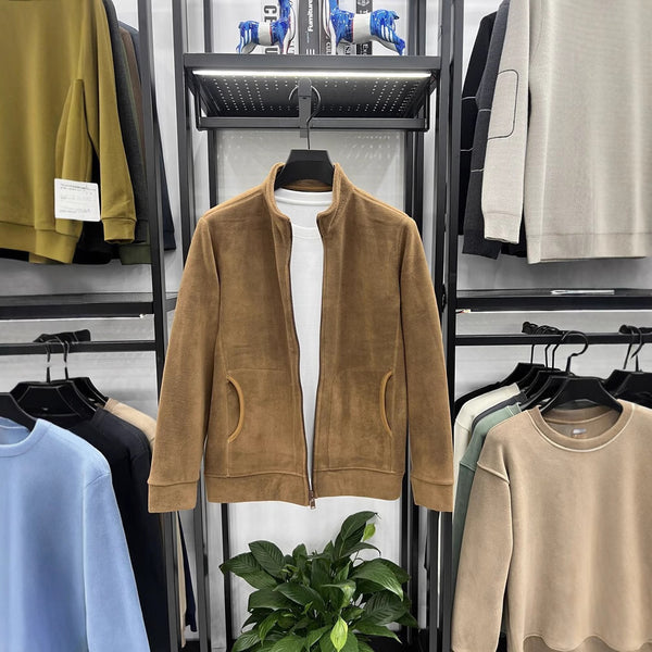 Men's Thermal Fleece Stand-Collar Coat