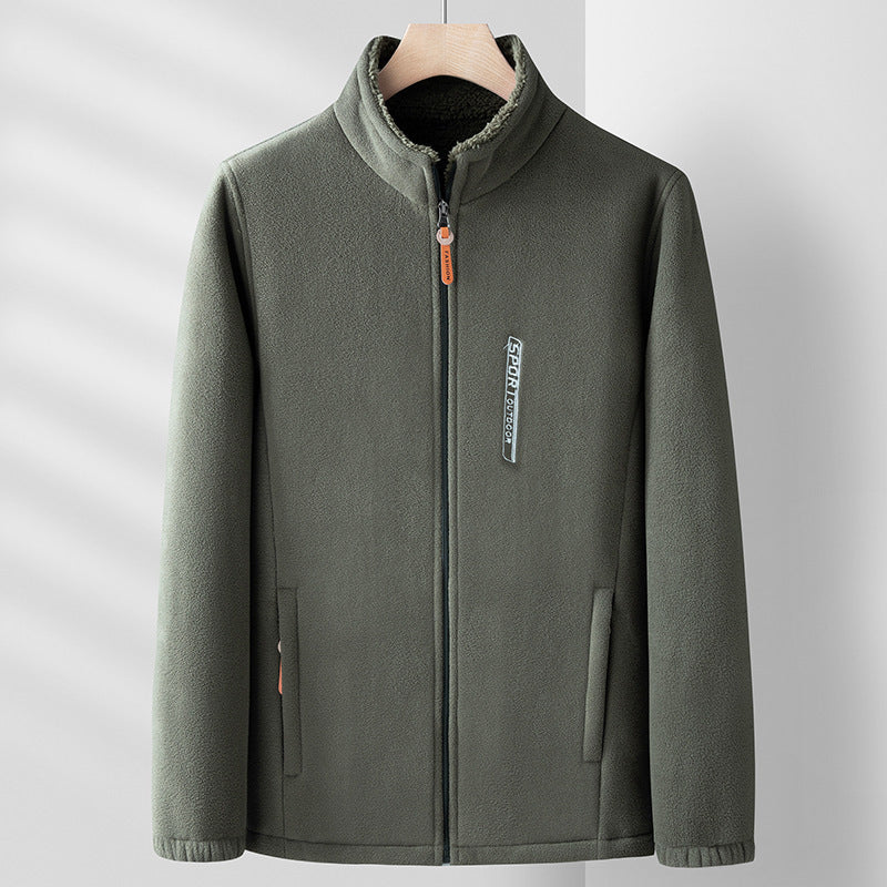 Polar fleece Double-sided shell jacket