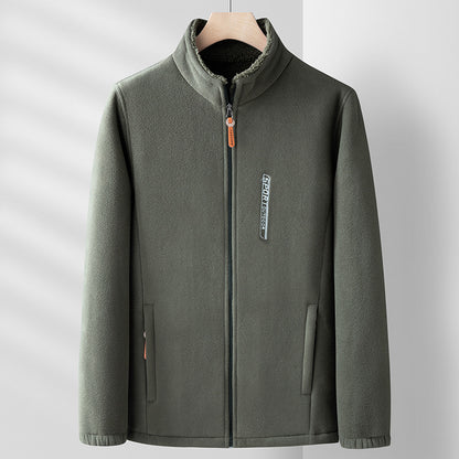Polar fleece Double-sided shell jacket