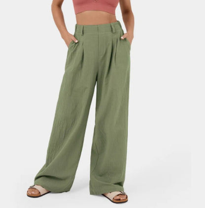 Women's Solid Casual Suit Pants
