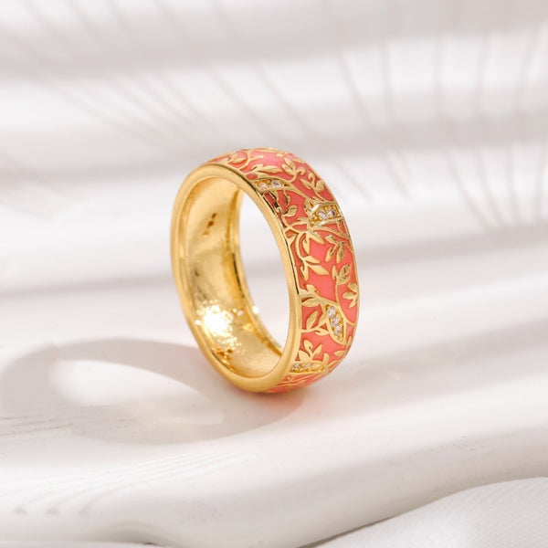 Oil Ring Simple Pattern Couple's Ring - Stuffs & Savers