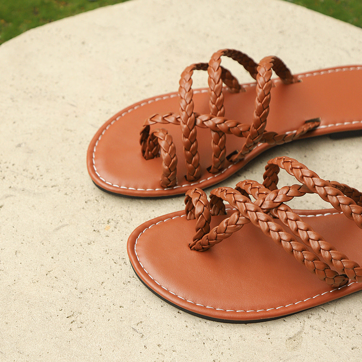 Flat Slides Slippers Outdoor