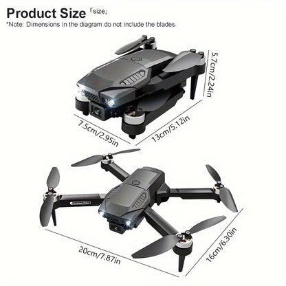 ESULOMP Brushless Drone - HD Dual Camera RC Quadcopter F196