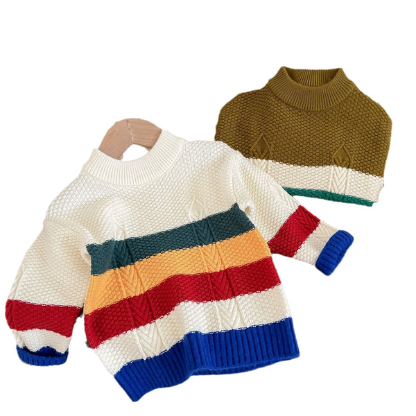 Sweater Cardigan Baby Round Neck Coat - Stuffs & Savers