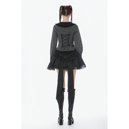 Chemise Gothique Col Peter Pan Dentelle Dark in Love