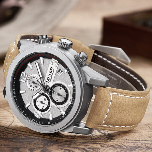 MEGIR Luminous Waterproof Watch