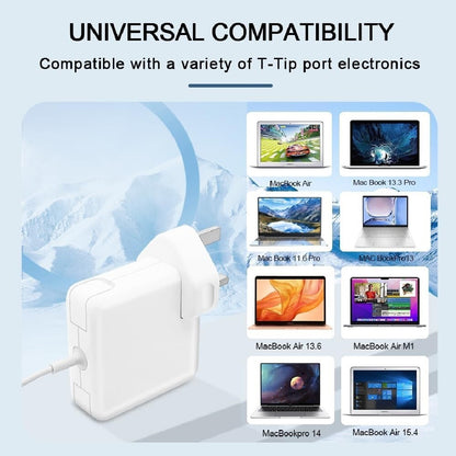 Power Cable Adapter Charger For MacBook Air 11-13-60W, MagSafe 2, T-Tip