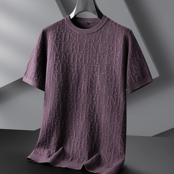 Pull jacquard pour homme