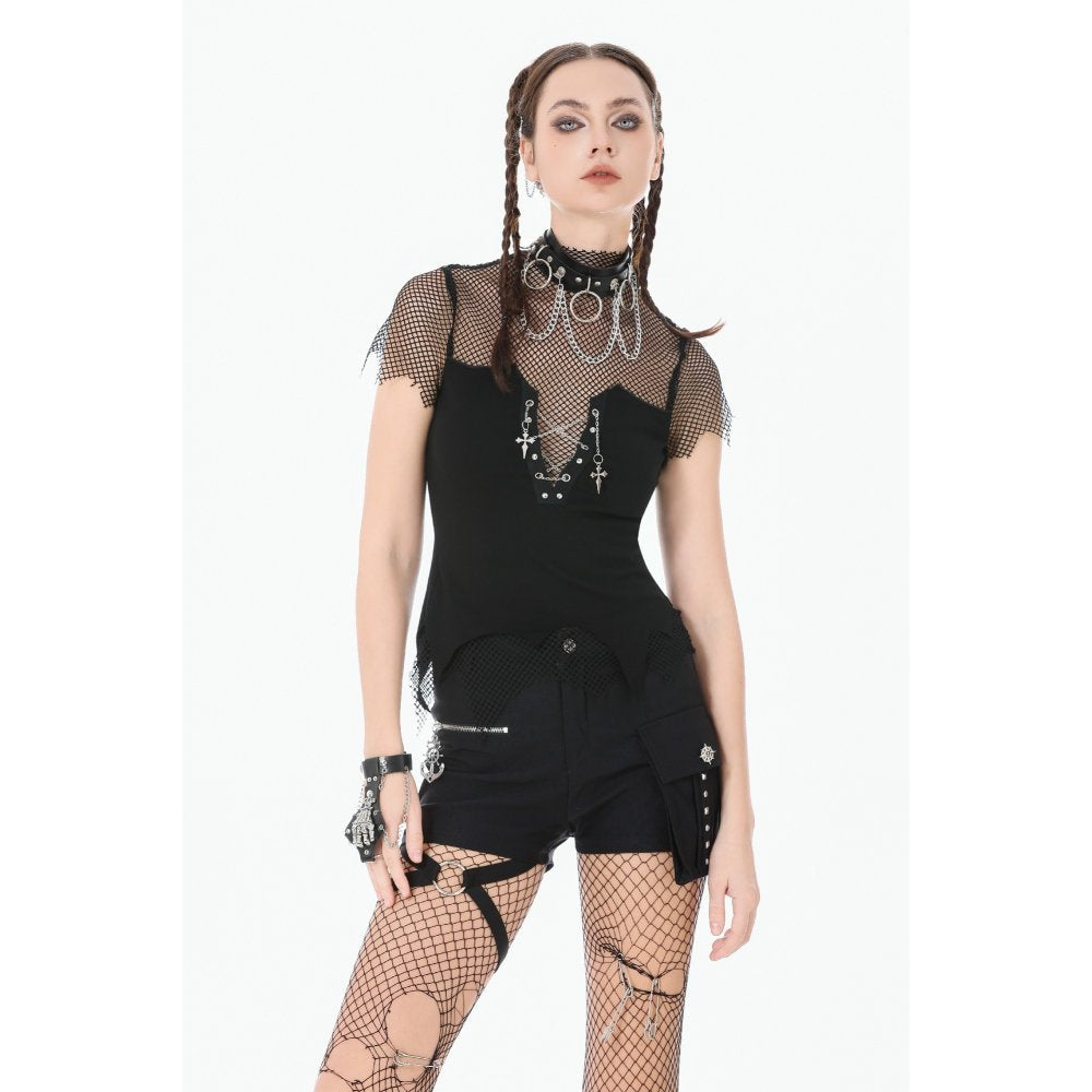 Short utilitaire Dark in Love Punk Metal