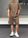 Couples Matching T-Shirt & Shorts Set | Loose Fit Summer Two-Piece