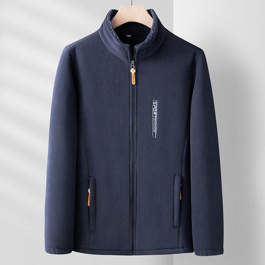 Polar fleece Double-sided shell jacket