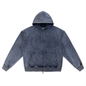 Waran Snow Wash Oversized Zip-Up Hoodie 380GSM