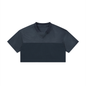 Women’s Cropped Paneled V-Neck Jersey