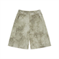 Waran Unisex Vintage Wash Plaid Shorts 110GSM