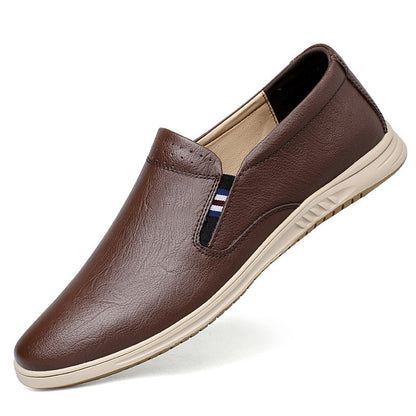 Mens Low-top Slip-on Two-layer Flat shoes