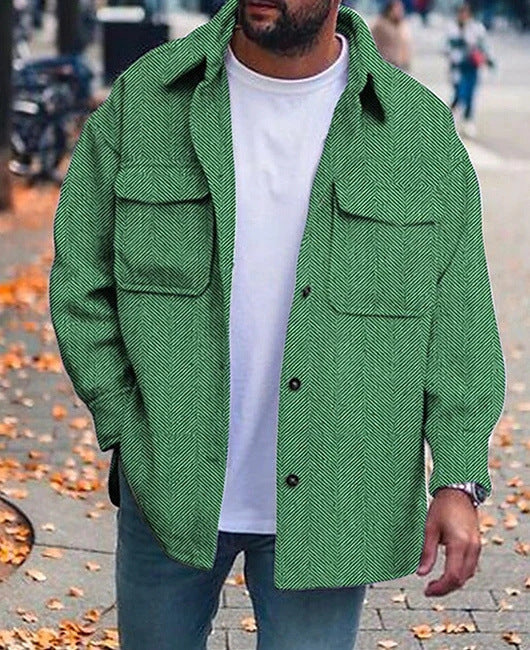 Men Polo Collar Top