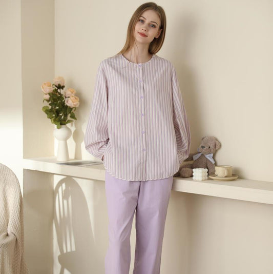 Pyjamas Wind Comfortable Long Sleeve Set