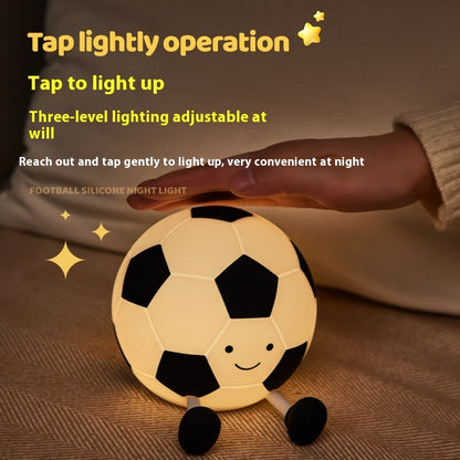 Football Small Night Lamp Bedroom Bedside Sleep At Night