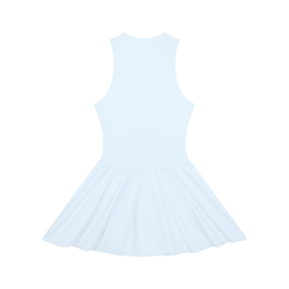 Women's Ruched Sleeveless Full-Zip Dress 220GSM