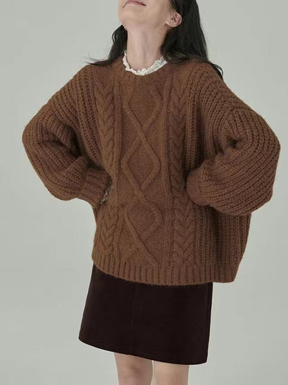 Loose And Lazy Style Soft Glutinous Sweater For Women