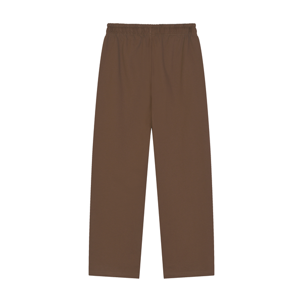 Solid Color Straight-Leg Sweatpants