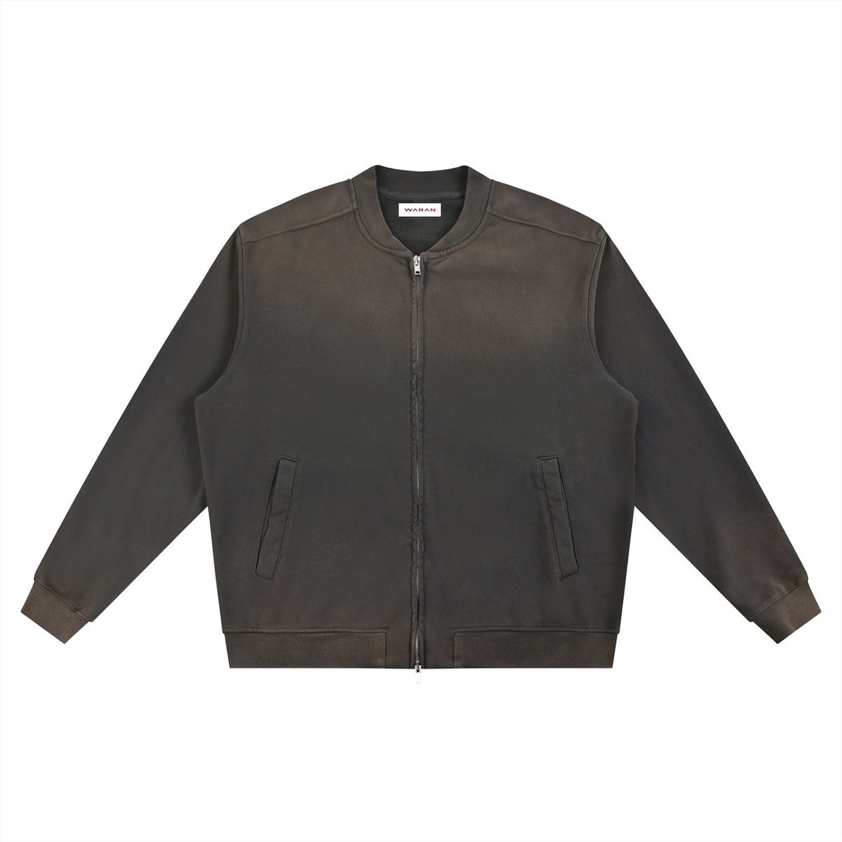 Sun Fade Heavyweight Baseball Jacket
