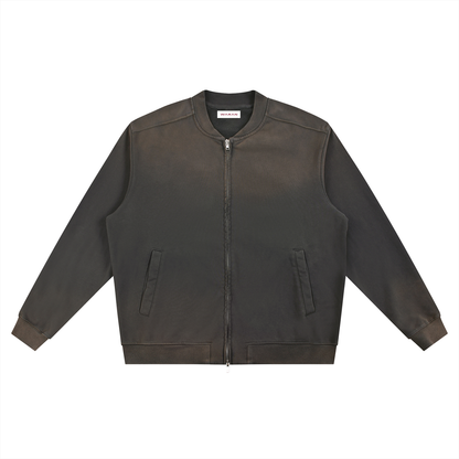 Sun Fade Heavyweight Baseball Jacket