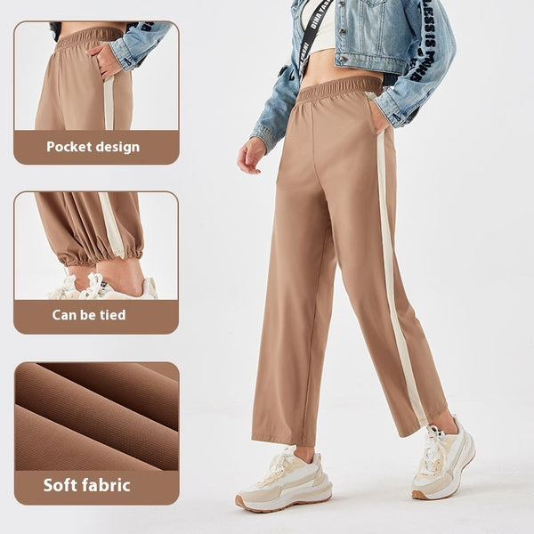 High-Waist Summer Casual Pants