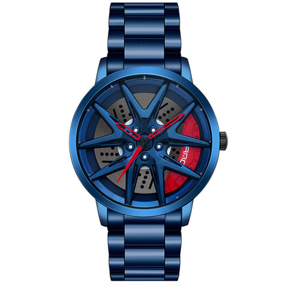 Cool Wheel Hollow Out Quartz Watch