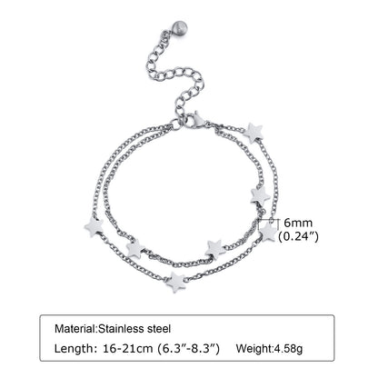 Stainless Steel XINGX Double-layer Bracelet