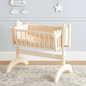 2pc Dimple Crib/Cradle Quilt & Bumper Bedding Set