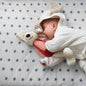 2x Spacesaver Cot Fitted Sheet 100% Cotton 100x52cm