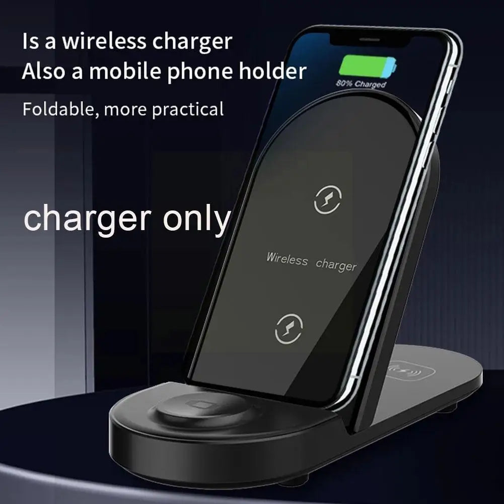 3-in-1 Foldable Magnetic Wireless Charger Stand