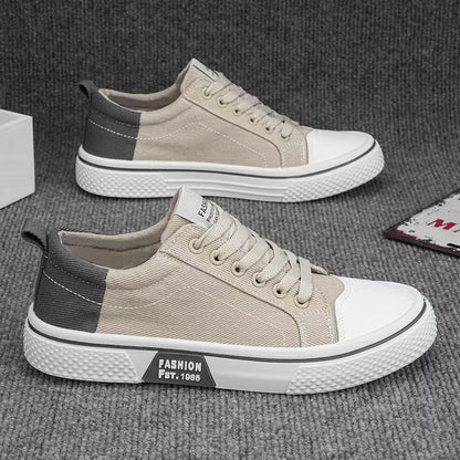 Casual Canvas Shoes for Men Summer Breathable Slip-Resistant Durable Everyday Sneakers